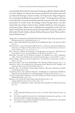 Bild der Seite - 76 - in Re-Reading Hanslick's Aesheticts - Die Rezeption Eduard Hanslicks im englischen Sprachraum und ihre diskursiven Grundlagen