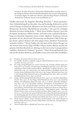 Bild der Seite - 88 - in Re-Reading Hanslick's Aesheticts - Die Rezeption Eduard Hanslicks im englischen Sprachraum und ihre diskursiven Grundlagen