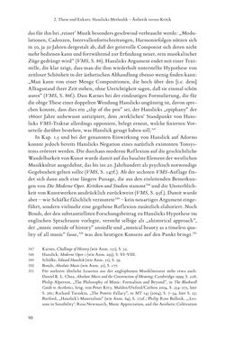 Image of the Page - 90 - in Re-Reading Hanslick's Aesheticts - Die Rezeption Eduard Hanslicks im englischen Sprachraum und ihre diskursiven Grundlagen