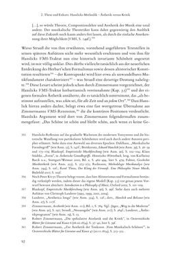 Bild der Seite - 92 - in Re-Reading Hanslick's Aesheticts - Die Rezeption Eduard Hanslicks im englischen Sprachraum und ihre diskursiven Grundlagen