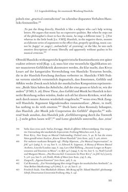 Image of the Page - 101 - in Re-Reading Hanslick's Aesheticts - Die Rezeption Eduard Hanslicks im englischen Sprachraum und ihre diskursiven Grundlagen