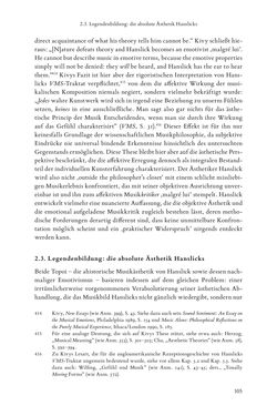 Image of the Page - 105 - in Re-Reading Hanslick's Aesheticts - Die Rezeption Eduard Hanslicks im englischen Sprachraum und ihre diskursiven Grundlagen