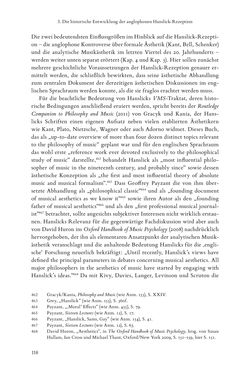Image of the Page - 118 - in Re-Reading Hanslick's Aesheticts - Die Rezeption Eduard Hanslicks im englischen Sprachraum und ihre diskursiven Grundlagen