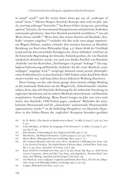 Image of the Page - 134 - in Re-Reading Hanslick's Aesheticts - Die Rezeption Eduard Hanslicks im englischen Sprachraum und ihre diskursiven Grundlagen