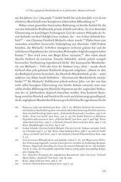 Image of the Page - 141 - in Re-Reading Hanslick's Aesheticts - Die Rezeption Eduard Hanslicks im englischen Sprachraum und ihre diskursiven Grundlagen