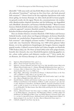 Bild der Seite - 147 - in Re-Reading Hanslick's Aesheticts - Die Rezeption Eduard Hanslicks im englischen Sprachraum und ihre diskursiven Grundlagen