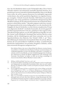 Bild der Seite - 160 - in Re-Reading Hanslick's Aesheticts - Die Rezeption Eduard Hanslicks im englischen Sprachraum und ihre diskursiven Grundlagen