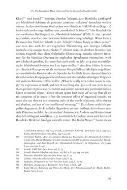 Bild der Seite - 161 - in Re-Reading Hanslick's Aesheticts - Die Rezeption Eduard Hanslicks im englischen Sprachraum und ihre diskursiven Grundlagen