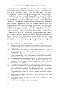 Image of the Page - 162 - in Re-Reading Hanslick's Aesheticts - Die Rezeption Eduard Hanslicks im englischen Sprachraum und ihre diskursiven Grundlagen