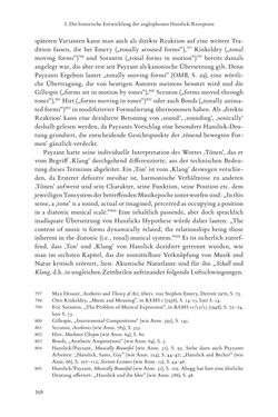 Bild der Seite - 168 - in Re-Reading Hanslick's Aesheticts - Die Rezeption Eduard Hanslicks im englischen Sprachraum und ihre diskursiven Grundlagen