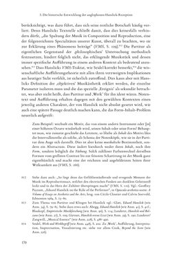 Bild der Seite - 170 - in Re-Reading Hanslick's Aesheticts - Die Rezeption Eduard Hanslicks im englischen Sprachraum und ihre diskursiven Grundlagen