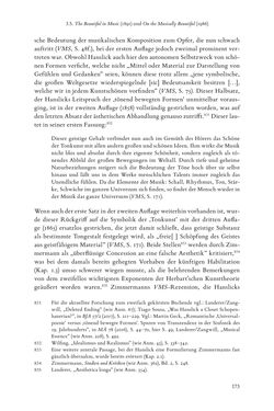 Bild der Seite - 173 - in Re-Reading Hanslick's Aesheticts - Die Rezeption Eduard Hanslicks im englischen Sprachraum und ihre diskursiven Grundlagen