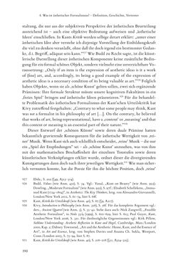 Bild der Seite - 190 - in Re-Reading Hanslick's Aesheticts - Die Rezeption Eduard Hanslicks im englischen Sprachraum und ihre diskursiven Grundlagen
