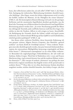 Bild der Seite - 196 - in Re-Reading Hanslick's Aesheticts - Die Rezeption Eduard Hanslicks im englischen Sprachraum und ihre diskursiven Grundlagen
