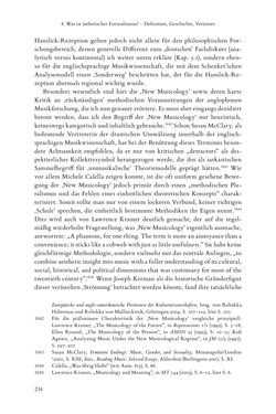 Bild der Seite - 214 - in Re-Reading Hanslick's Aesheticts - Die Rezeption Eduard Hanslicks im englischen Sprachraum und ihre diskursiven Grundlagen