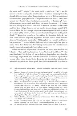 Bild der Seite - 217 - in Re-Reading Hanslick's Aesheticts - Die Rezeption Eduard Hanslicks im englischen Sprachraum und ihre diskursiven Grundlagen