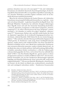 Bild der Seite - 246 - in Re-Reading Hanslick's Aesheticts - Die Rezeption Eduard Hanslicks im englischen Sprachraum und ihre diskursiven Grundlagen