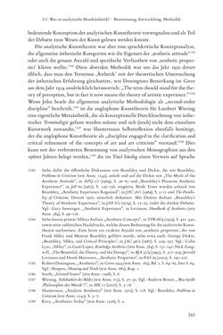 Bild der Seite - 265 - in Re-Reading Hanslick's Aesheticts - Die Rezeption Eduard Hanslicks im englischen Sprachraum und ihre diskursiven Grundlagen