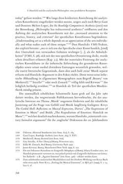 Bild der Seite - 268 - in Re-Reading Hanslick's Aesheticts - Die Rezeption Eduard Hanslicks im englischen Sprachraum und ihre diskursiven Grundlagen