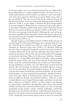 Bild der Seite - 273 - in Re-Reading Hanslick's Aesheticts - Die Rezeption Eduard Hanslicks im englischen Sprachraum und ihre diskursiven Grundlagen