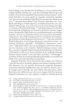 Bild der Seite - 283 - in Re-Reading Hanslick's Aesheticts - Die Rezeption Eduard Hanslicks im englischen Sprachraum und ihre diskursiven Grundlagen