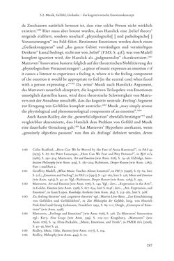 Bild der Seite - 287 - in Re-Reading Hanslick's Aesheticts - Die Rezeption Eduard Hanslicks im englischen Sprachraum und ihre diskursiven Grundlagen