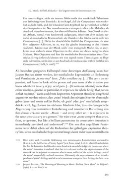 Bild der Seite - 293 - in Re-Reading Hanslick's Aesheticts - Die Rezeption Eduard Hanslicks im englischen Sprachraum und ihre diskursiven Grundlagen