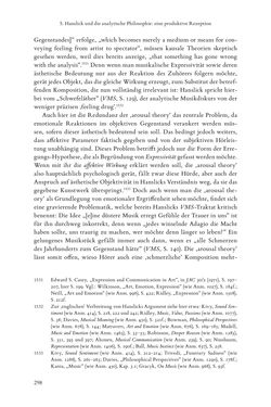 Bild der Seite - 298 - in Re-Reading Hanslick's Aesheticts - Die Rezeption Eduard Hanslicks im englischen Sprachraum und ihre diskursiven Grundlagen