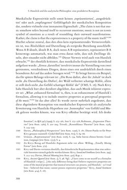 Bild der Seite - 308 - in Re-Reading Hanslick's Aesheticts - Die Rezeption Eduard Hanslicks im englischen Sprachraum und ihre diskursiven Grundlagen