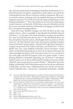 Bild der Seite - 309 - in Re-Reading Hanslick's Aesheticts - Die Rezeption Eduard Hanslicks im englischen Sprachraum und ihre diskursiven Grundlagen