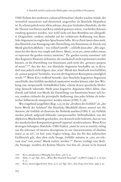 Bild der Seite - 312 - in Re-Reading Hanslick's Aesheticts - Die Rezeption Eduard Hanslicks im englischen Sprachraum und ihre diskursiven Grundlagen