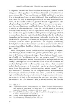 Bild der Seite - 322 - in Re-Reading Hanslick's Aesheticts - Die Rezeption Eduard Hanslicks im englischen Sprachraum und ihre diskursiven Grundlagen