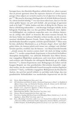 Bild der Seite - 324 - in Re-Reading Hanslick's Aesheticts - Die Rezeption Eduard Hanslicks im englischen Sprachraum und ihre diskursiven Grundlagen