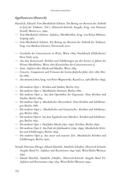 Image of the Page - 332 - in Re-Reading Hanslick's Aesheticts - Die Rezeption Eduard Hanslicks im englischen Sprachraum und ihre diskursiven Grundlagen