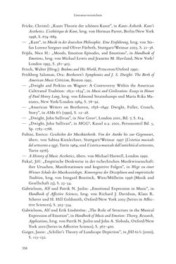 Bild der Seite - 358 - in Re-Reading Hanslick's Aesheticts - Die Rezeption Eduard Hanslicks im englischen Sprachraum und ihre diskursiven Grundlagen