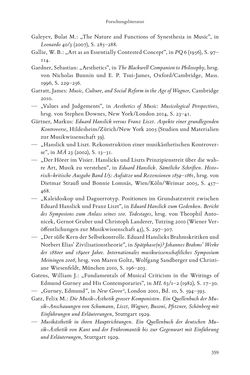 Bild der Seite - 359 - in Re-Reading Hanslick's Aesheticts - Die Rezeption Eduard Hanslicks im englischen Sprachraum und ihre diskursiven Grundlagen