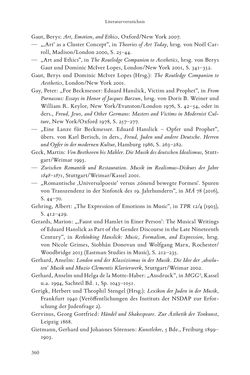 Bild der Seite - 360 - in Re-Reading Hanslick's Aesheticts - Die Rezeption Eduard Hanslicks im englischen Sprachraum und ihre diskursiven Grundlagen