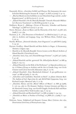 Bild der Seite - 393 - in Re-Reading Hanslick's Aesheticts - Die Rezeption Eduard Hanslicks im englischen Sprachraum und ihre diskursiven Grundlagen