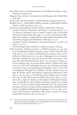 Bild der Seite - 404 - in Re-Reading Hanslick's Aesheticts - Die Rezeption Eduard Hanslicks im englischen Sprachraum und ihre diskursiven Grundlagen