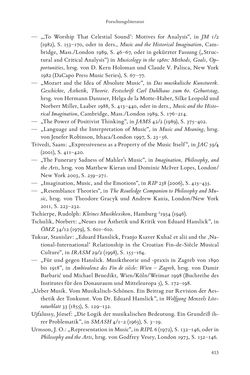 Image of the Page - 413 - in Re-Reading Hanslick's Aesheticts - Die Rezeption Eduard Hanslicks im englischen Sprachraum und ihre diskursiven Grundlagen