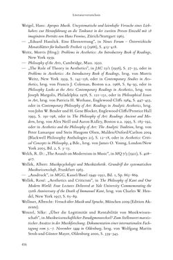 Bild der Seite - 416 - in Re-Reading Hanslick's Aesheticts - Die Rezeption Eduard Hanslicks im englischen Sprachraum und ihre diskursiven Grundlagen