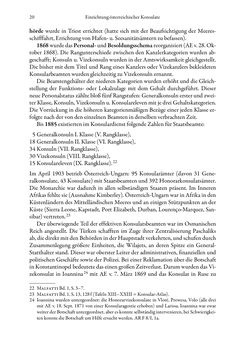 Image of the Page - 20 - in Die effektiven Konsuln Österreich(-Ungarns) von 1825-1918 - Ihre Ausbildung, Arbeitsverhältnisse und Biografien