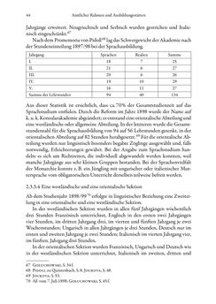 Image of the Page - 44 - in Die effektiven Konsuln Österreich(-Ungarns) von 1825-1918 - Ihre Ausbildung, Arbeitsverhältnisse und Biografien