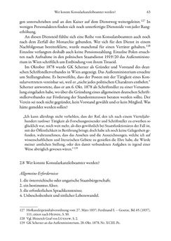 Bild der Seite - 63 - in Die effektiven Konsuln Österreich(-Ungarns) von 1825-1918 - Ihre Ausbildung, Arbeitsverhältnisse und Biografien