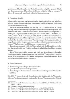 Bild der Seite - 73 - in Die effektiven Konsuln Österreich(-Ungarns) von 1825-1918 - Ihre Ausbildung, Arbeitsverhältnisse und Biografien