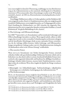 Bild der Seite - 74 - in Die effektiven Konsuln Österreich(-Ungarns) von 1825-1918 - Ihre Ausbildung, Arbeitsverhältnisse und Biografien