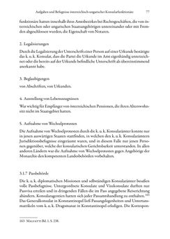 Bild der Seite - 77 - in Die effektiven Konsuln Österreich(-Ungarns) von 1825-1918 - Ihre Ausbildung, Arbeitsverhältnisse und Biografien