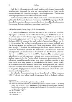 Bild der Seite - 88 - in Die effektiven Konsuln Österreich(-Ungarns) von 1825-1918 - Ihre Ausbildung, Arbeitsverhältnisse und Biografien