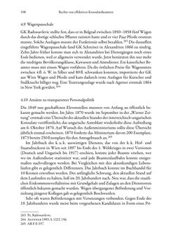 Image of the Page - 108 - in Die effektiven Konsuln Österreich(-Ungarns) von 1825-1918 - Ihre Ausbildung, Arbeitsverhältnisse und Biografien