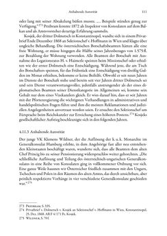 Image of the Page - 111 - in Die effektiven Konsuln Österreich(-Ungarns) von 1825-1918 - Ihre Ausbildung, Arbeitsverhältnisse und Biografien